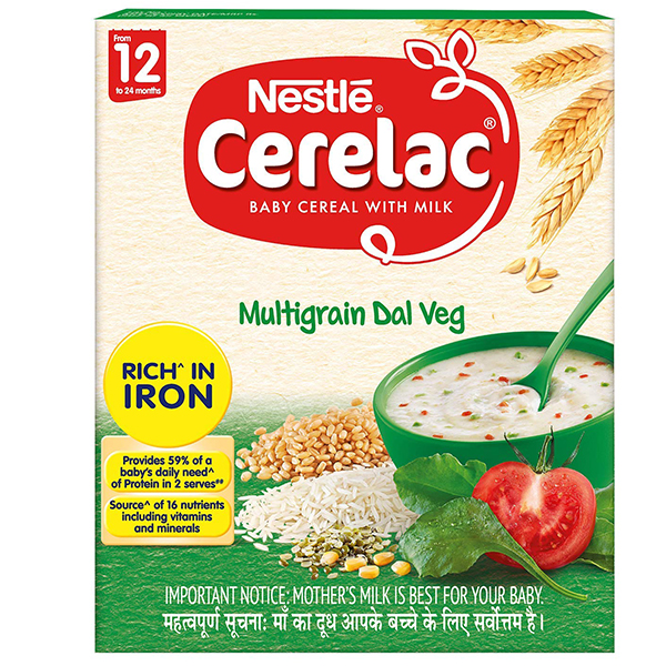 Cerelac Multigrain Dal Veg 300G 12+Months