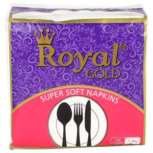 Royal Gold Napkins 1ply 70sheet (Buy 1 Get 1 Free)